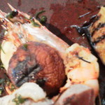 ビストロ セレニテ - 椎茸グリルと有頭海老ちゃん