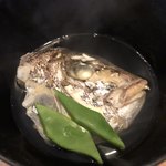 Kappou Soba Namito Kaze - 明石産鯛のお吸い物。
