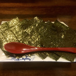 遊酒食堂 宇都宮 - 納豆爆弾 焼海苔付(700円)