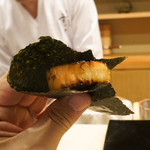 日本橋蛎殻町 すぎた - 帆立磯部巻き