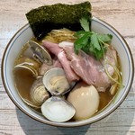 中華そば 四つ葉 - 特製蛤そば(1,150円)