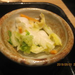 かつアンドかつ - おかわりのお漬物