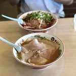 天下一品  - ノーマルと赤