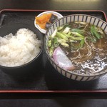 伏水亭 - そば定食 550円