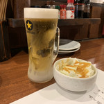 本格炭火焼き鳥＆博多もつ鍋 串たつ - サッポロ黒ラベル
            ¥480-×4杯