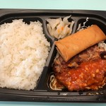 ガスト - 「チキンガーリック＆春巻き弁当」（421円）_2019年9月