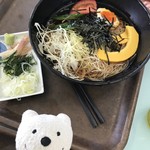 道の駅 なるさわ 軽食堂 - 鳴沢野菜そうめん Chilled Wheat Flour Somen Noodles topped with Narusawa Vegetables at Michi-no-Eki Narusawa