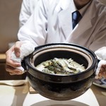 銀座 しのはら - 食事　鮎ご飯