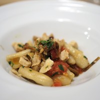 Osteria Tutto Sole - パスタ　信州きのこ　トマト　カジキマグロ　の手打ちパスタ