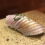 鮨匠 のむら - しろ鯵 腹身