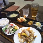 Komichinoyu Honoka - 夕食・入場料とセットの中華
