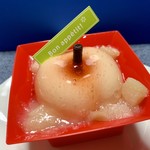 ラ・シェール・アンジュ LM - まるで桃のような形のムースが可愛い♡果肉の入ったジュレも美味しい！
