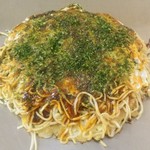 Okonomiyaki Hiroshi Chan - 「お好み焼きそば肉玉＋いか天」