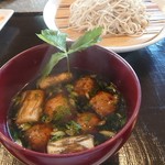 かぶらや - 鴨つくねせいろ