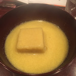 蕎麦切り 酒 大愚 - トウモロコシ豆腐入のすり流し