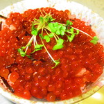 Uokatsu - 自家製鮭いくら親子丼のアップ【２０１９年９月】