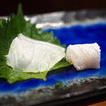 鮨匠 のむら - メイチ鯛の背と腹