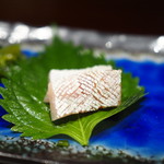 鮨匠 のむら - しょっこ（天然カンパチ）