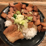 Homemade Ramen 麦苗 - コロチャーごはん　350円