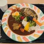 Hot Spoon - ４種から選べる２つのカレールゥのカレープレート¥880-