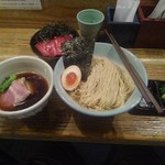 Homemade Ramen 麦苗 - 醤油つけ麺大盛&実家の魚飯