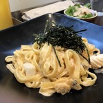 Cafe juju - 魚介の明太子クリームパスタ
