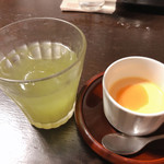 鳥田中 - プリンと冷抹茶