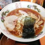 ラーメンパンダ - セットの醤油ラーメン