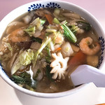 川香菜房 - 海鮮餡掛けラーメン