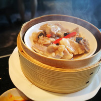 龍天門 - 豚リブ豆豉蒸し