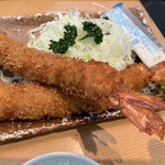 まるは食堂 - エビフライ