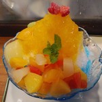 カフェ茶屋 珈夢 - 「フルーツフラッペ」