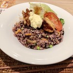 デニーズ - チキン南蛮と十六穀米のサラダご飯  