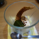 手打ち蕎麦・鮨 いまふく - 蕎麦屋らしいデザート