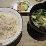 Shikishunsai Nakano - いわしご飯と鱧汁