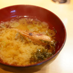 廻転寿司弁慶 - 海老味噌汁