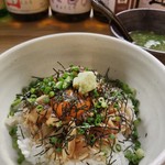 鶏と酒 晃 - ランチ限定　鶏たたき丼