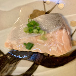 鮨井 - 銀鮭:西京味噌、低温調理