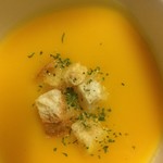 Kukkin - カボチャのスープ シジミの出汁