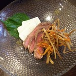 金町製麺 - おつまみ盛り合わせ