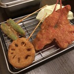 大阪ミナミのたこいち - 串揚げ