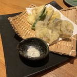 菜な - 活地蛸とのどぐろの天麩羅