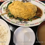 謝謝ラーメン - にら玉･･･こんな量だったけかな