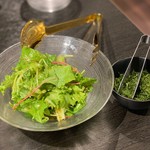 板前焼肉 赤と霜 - 海苔サラダ　小