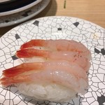 Daiki Suisan Kaitenzushi - 甘エビ。