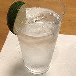 鰻はし本 - なかむらへベス炭酸割り