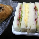 モンペリエ - 料理写真:あん塩パン&ミックスサンド