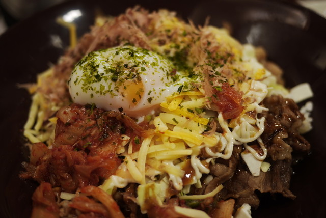 お好み牛玉丼キムチーズmix 680円 おんたま 70円 By おむ すき家 日の出ic店 秋川 牛丼 食べログ