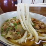 味庄 - うどんそのものは、少し柔らか目かな？このうどんか私の一番好きなうどんのような気がします。