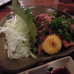 あな蔵 - 白レバー刺し680円、絶品です